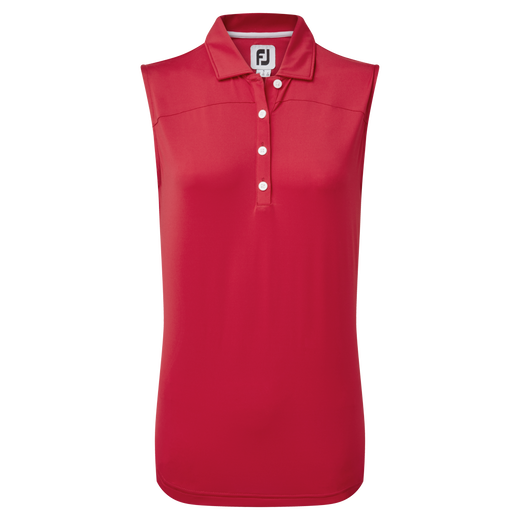 Mesh Back Sleeveless Lisle