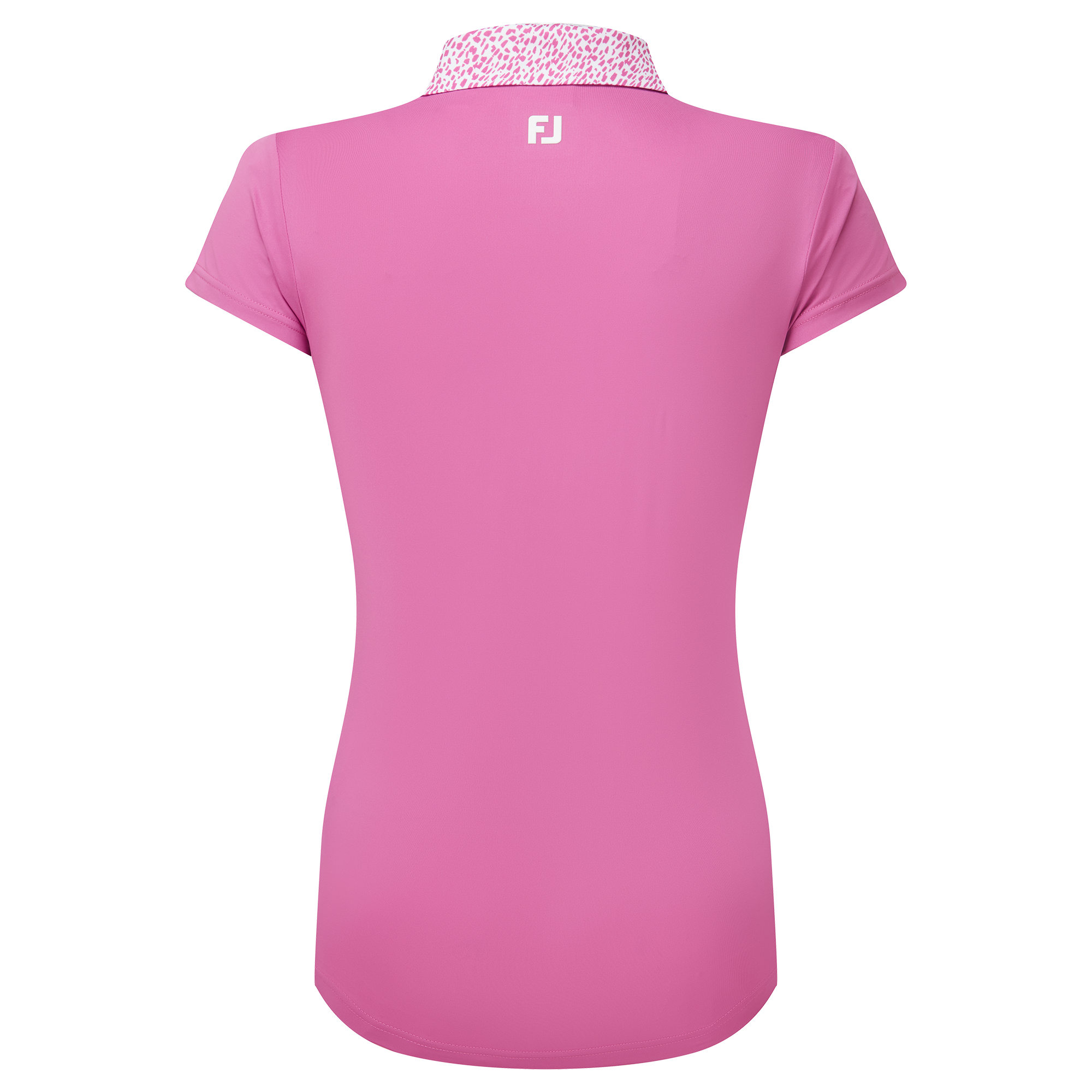 Cap Sleeve Print Trim Lisle