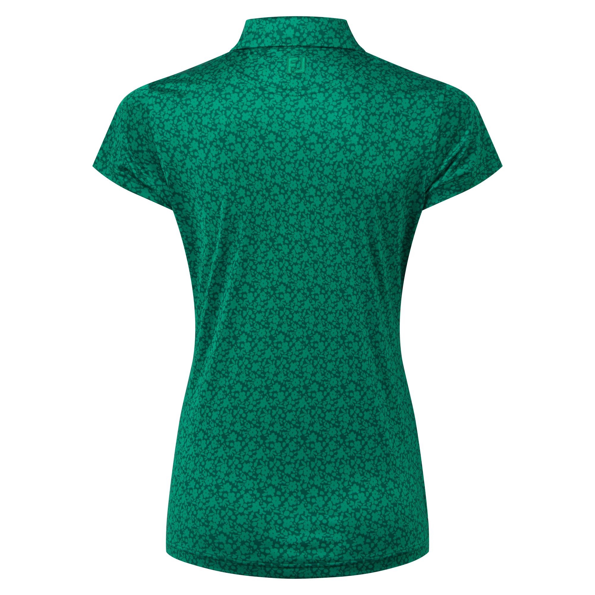 Painted Floral Cap Sleeve Lisle