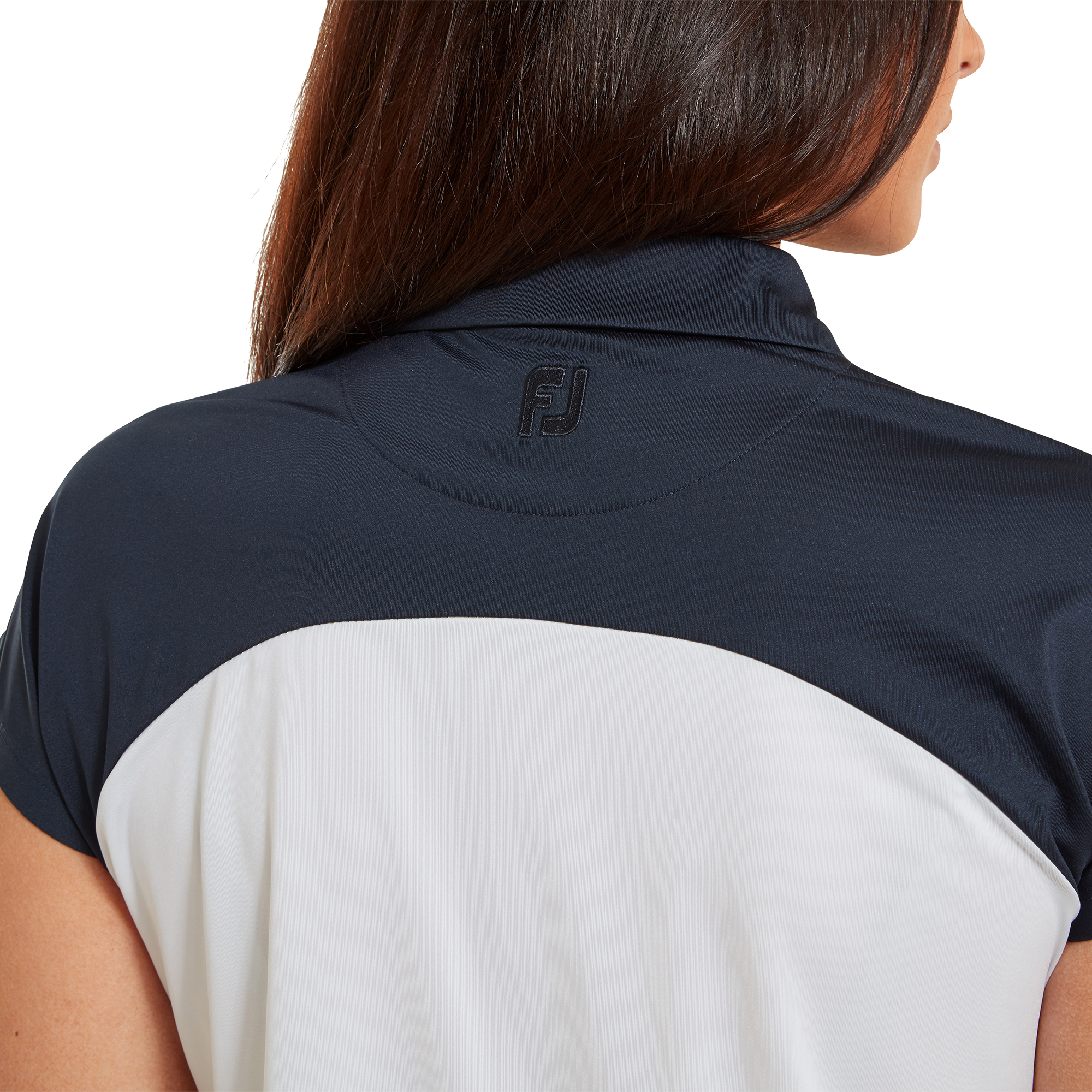 Cap Sleeve Colour Block Lisle