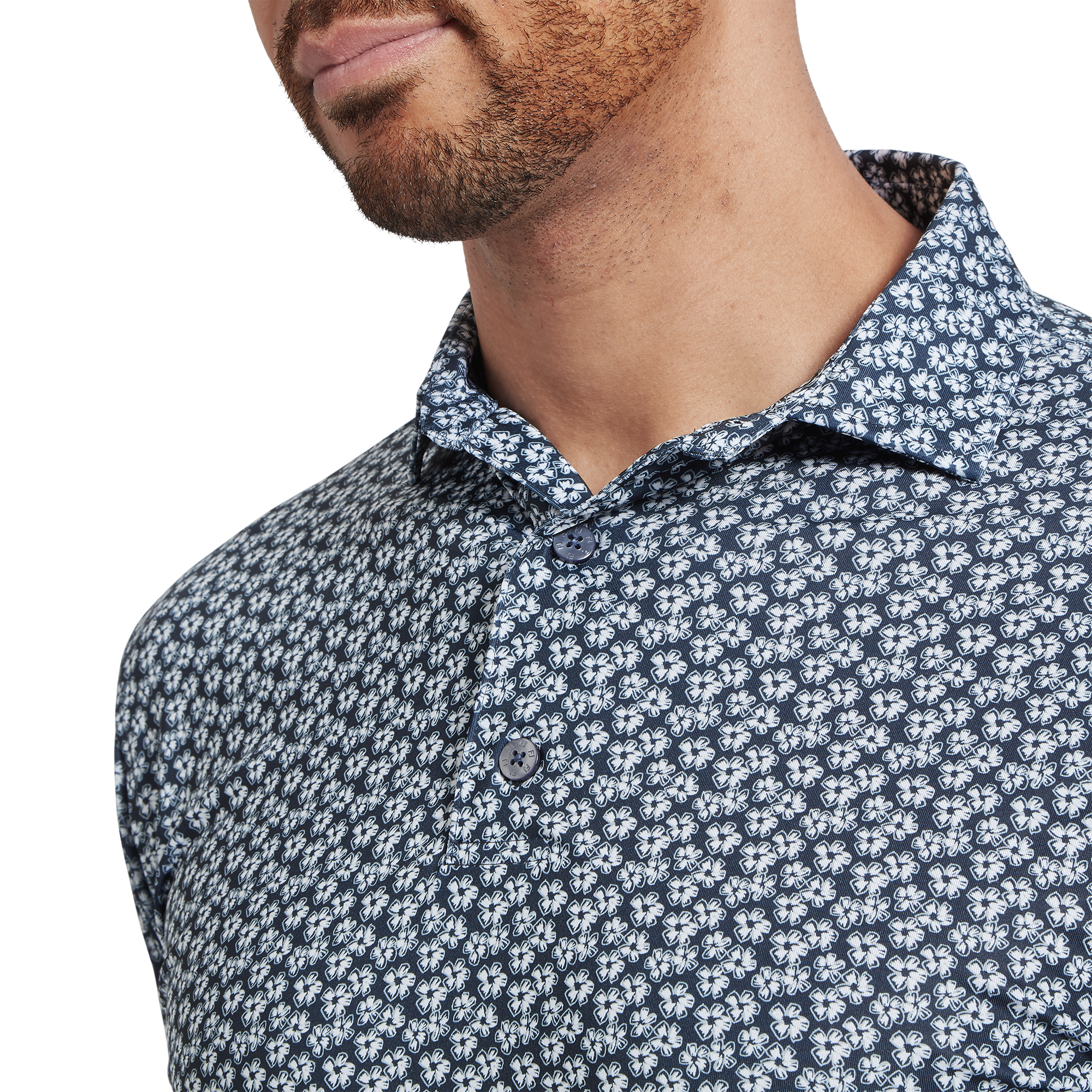 Floral Sketch Print Lisle