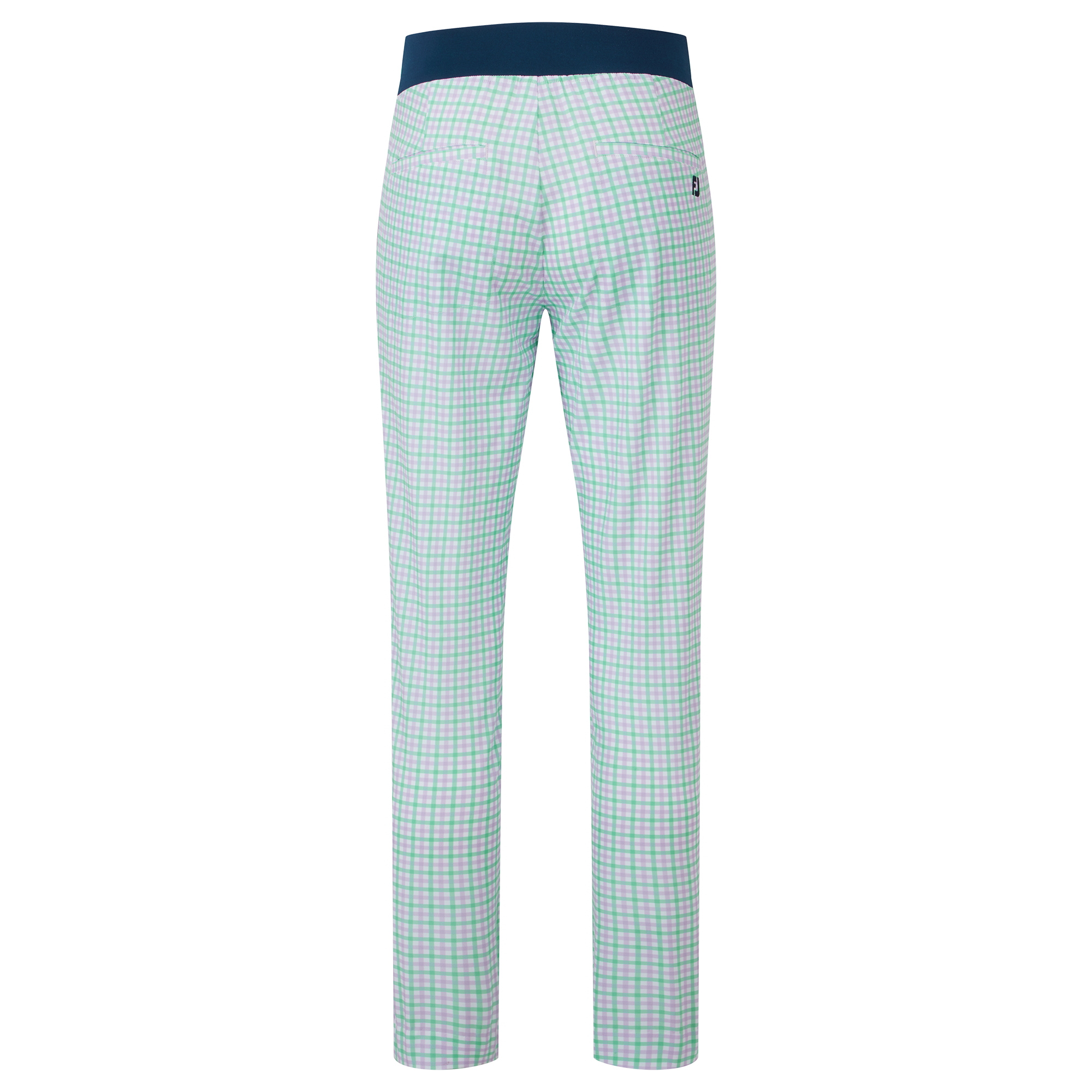 Gingham Lightweight Cropped Trousers