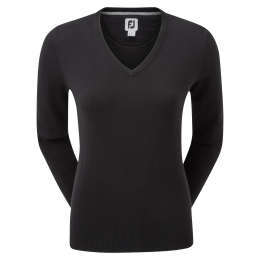 Wool Blend V-Neck Pullover