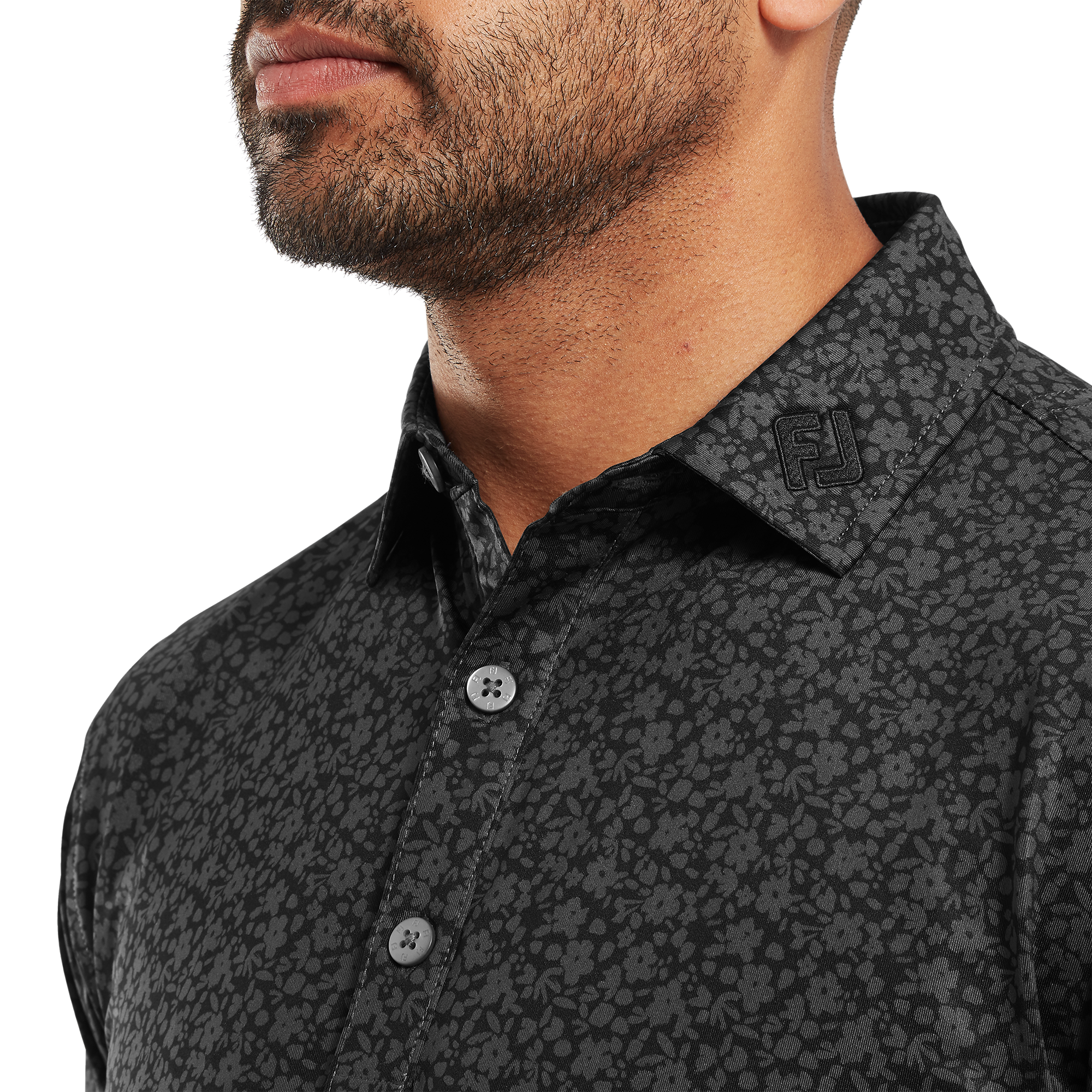 Painted Floral Lisle