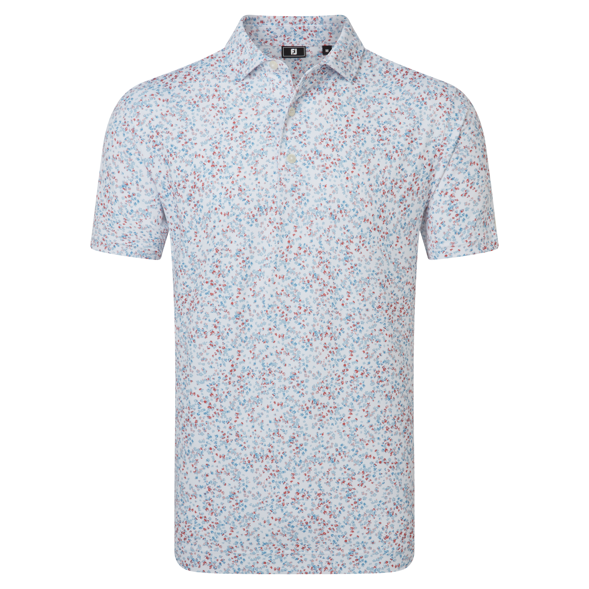 Watercolour Floral Print Pique