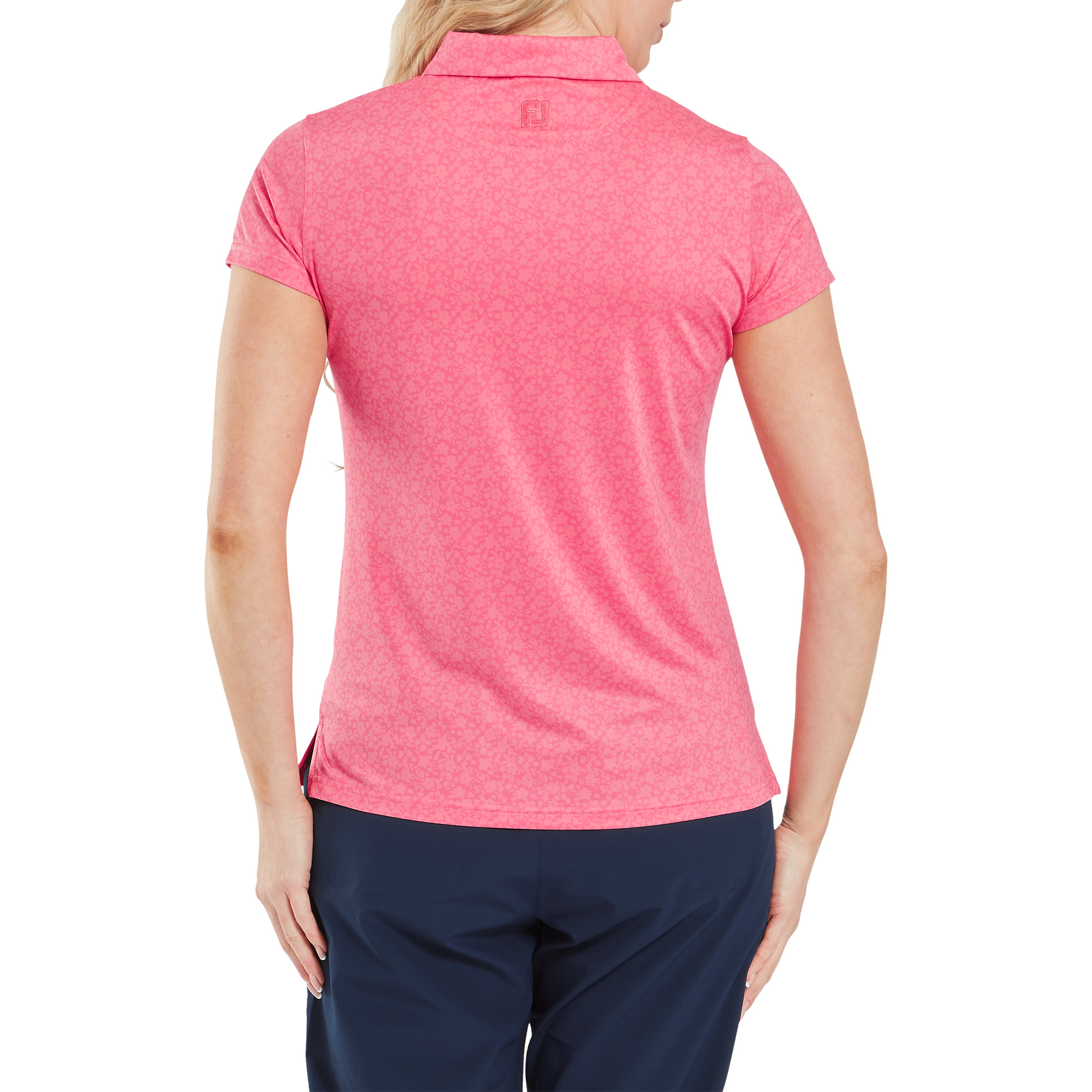 Painted Floral Cap Sleeve Lisle