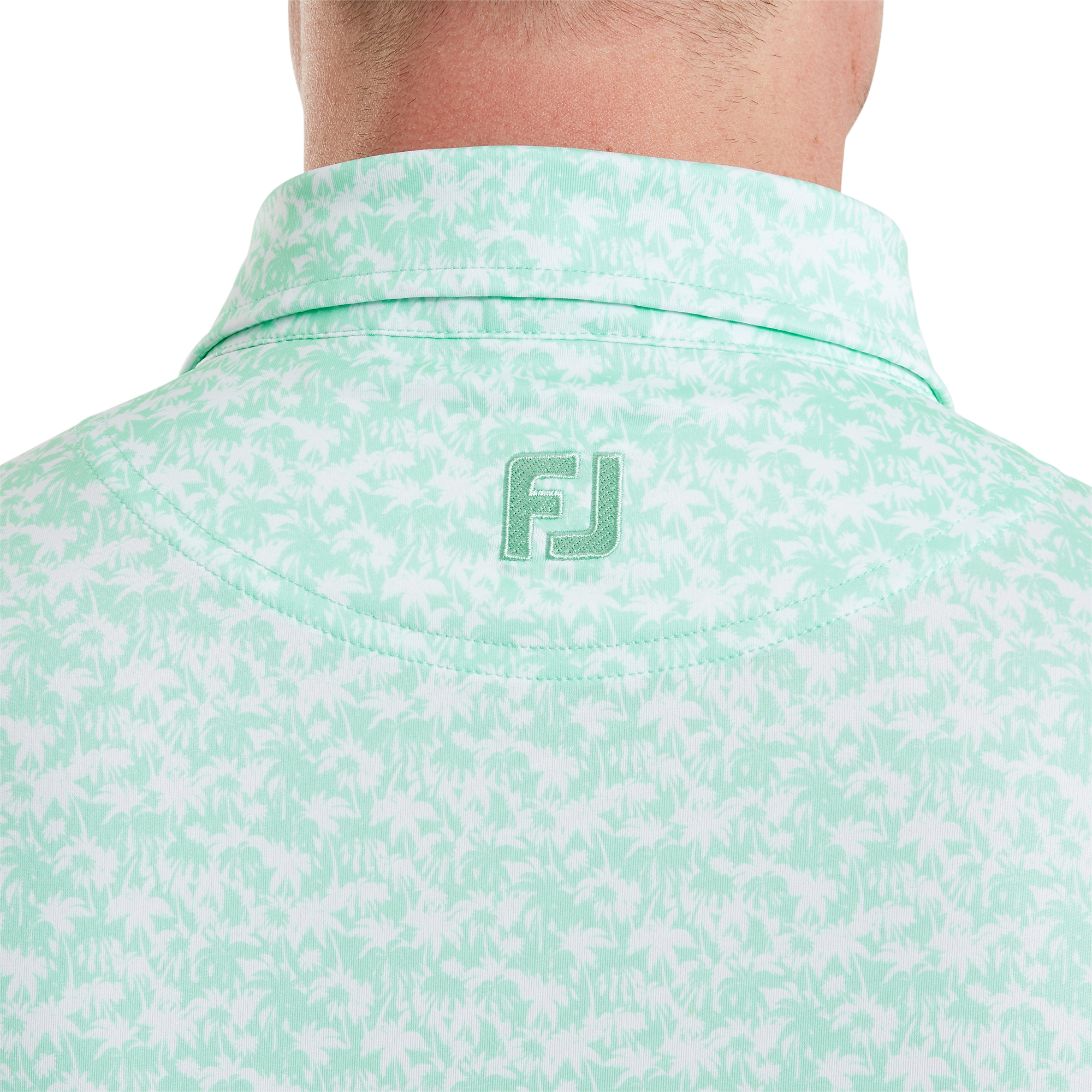 Hidden Palm Print Lisle