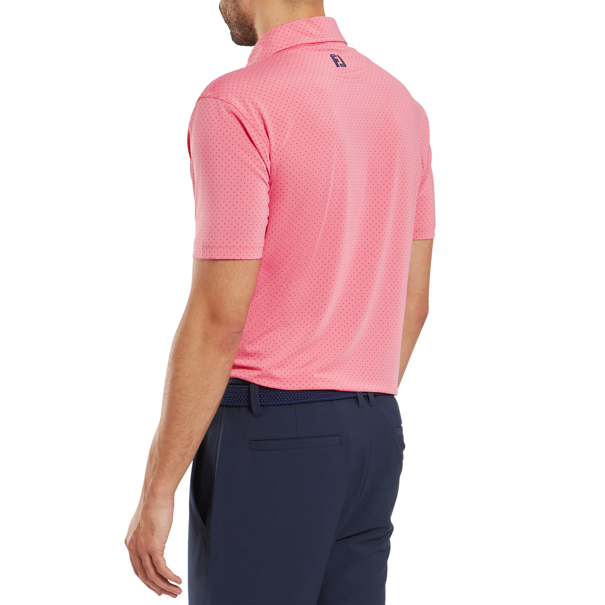 Stretch Lisle Dot Print