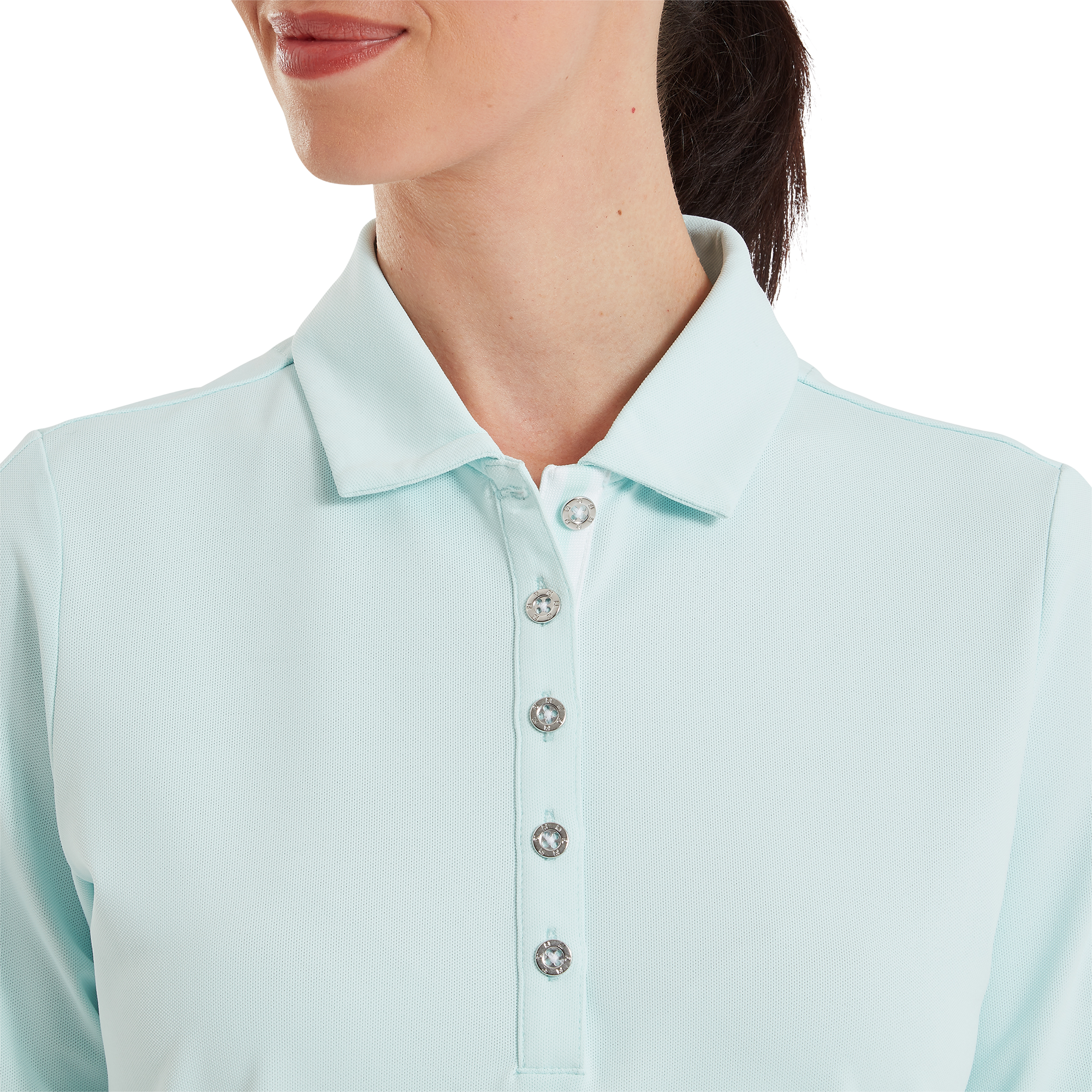 Half Sleeve Ruched Lisle