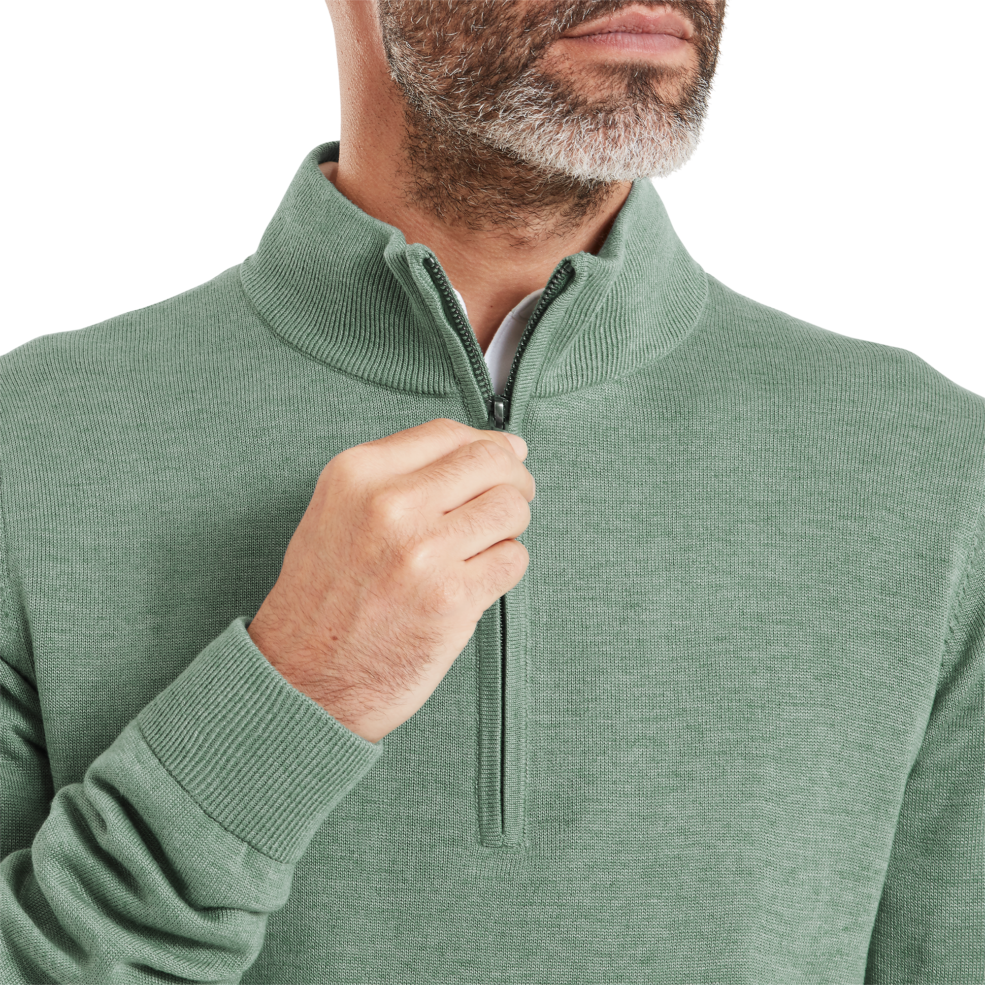 drirelease&reg; 1/4 Zip Lined Sweater