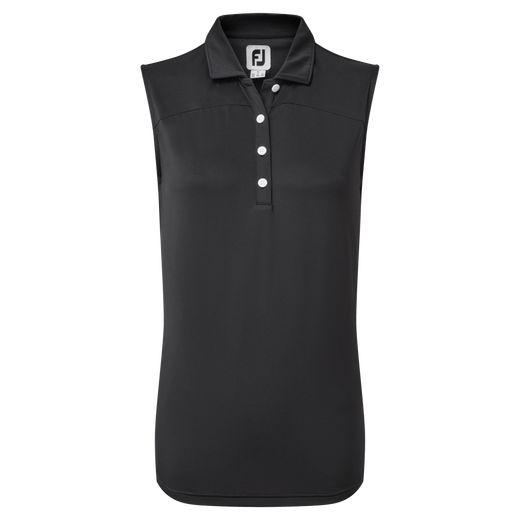 Mesh Back Sleeveless Lisle
