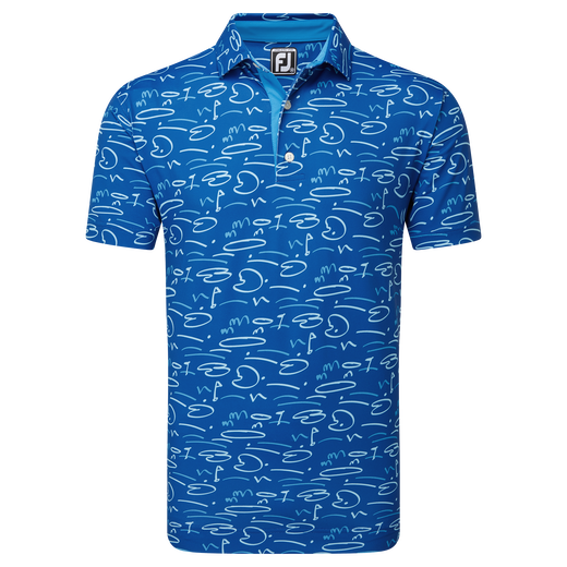 Golf Course Doodle Pique