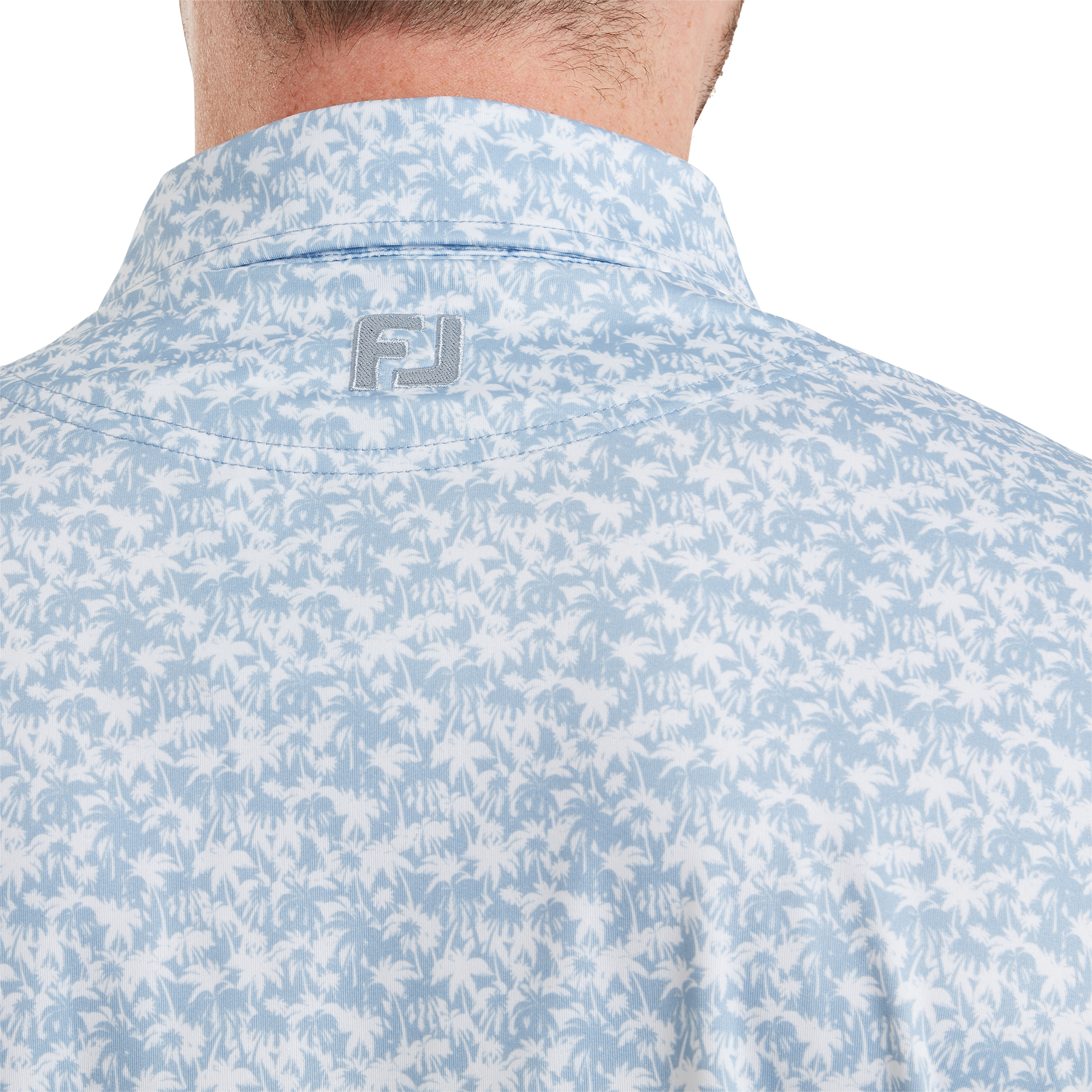 Hidden Palm Print Lisle