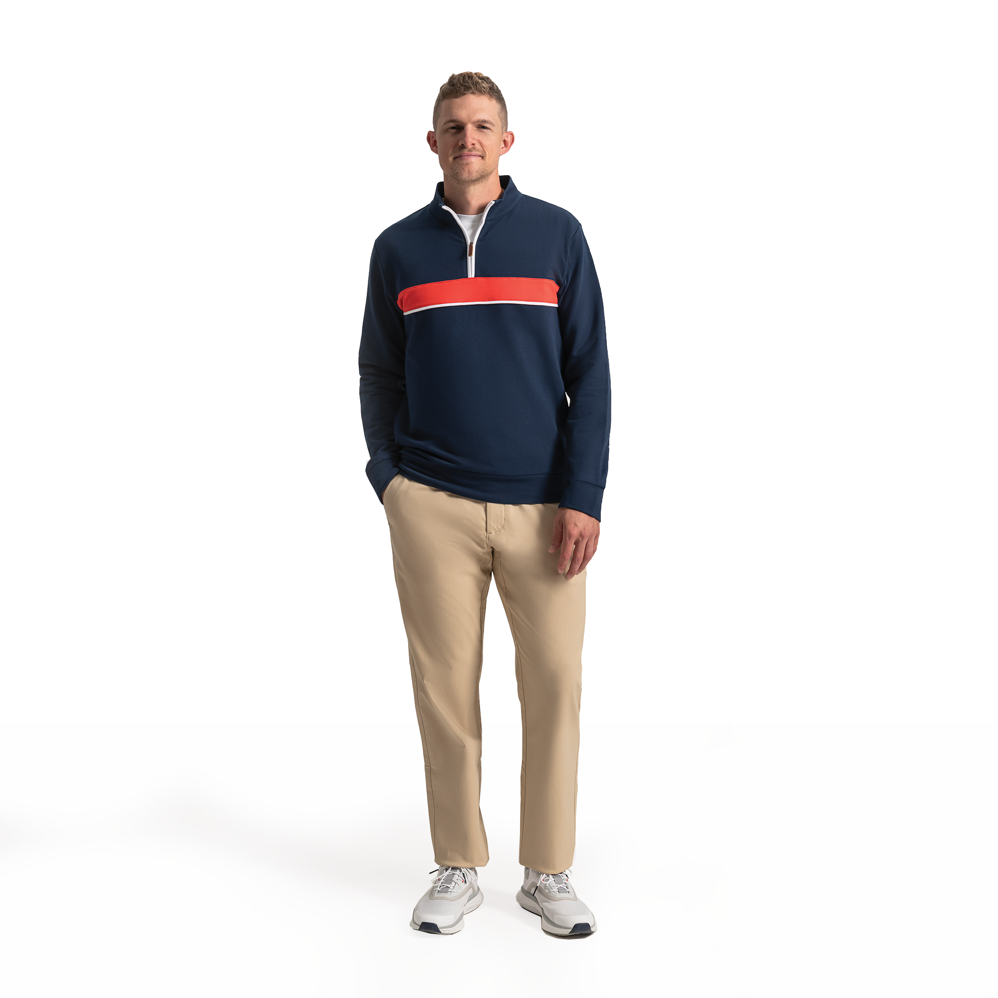 Apr&egrave;s Tee Fleece Knit Quarter-Zip