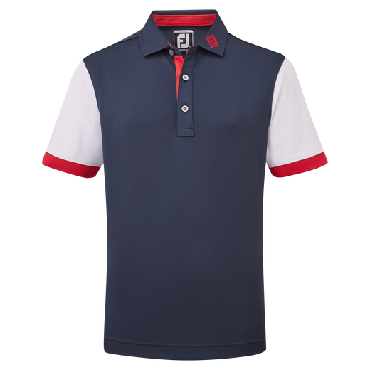 Junior Colour Block Pique